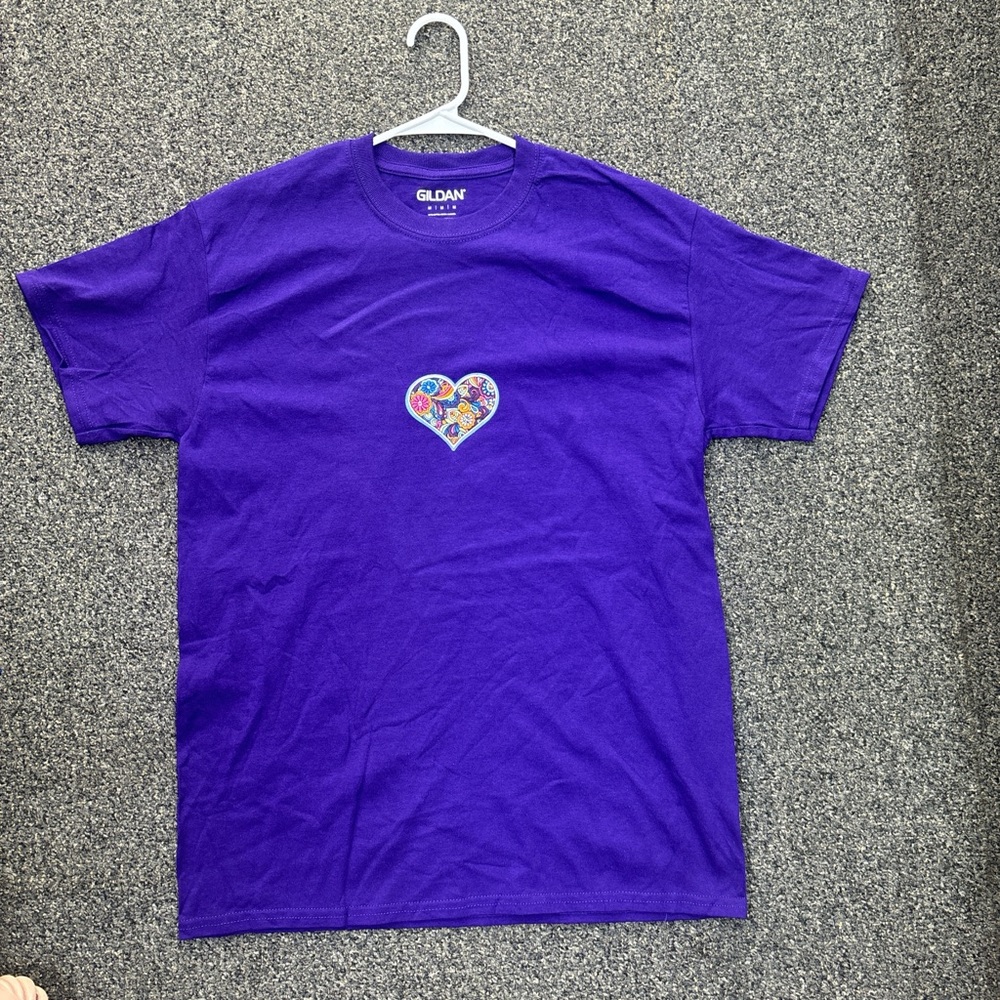 Purple cute colorful shirt (medium)